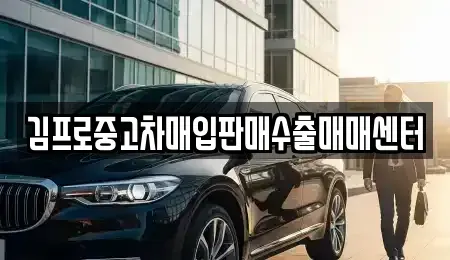 경남 김해시 삼문동 중고차매입 전문 김프로중고차매입판매수출매매센터