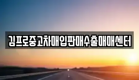 경남 밀양시 활성동 중고차매입 전문 김프로중고차매입판매수출매매센터