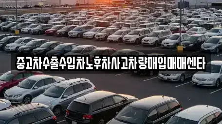 경남 사천시 사등동 중고차매입 전문 중고차수출수입차노후차사고차량매입매매센타