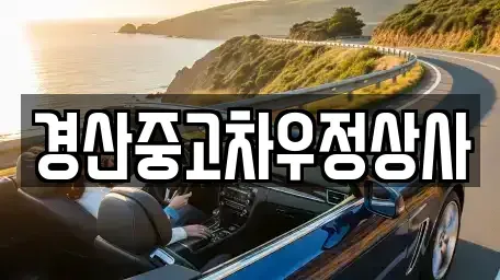 경북 경산시 조영동 중고차 전문 경산중고차우정상사