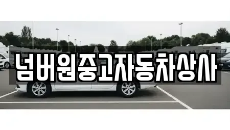 경북 경주시 중고차매매 전문 넘버원중고자동차상사