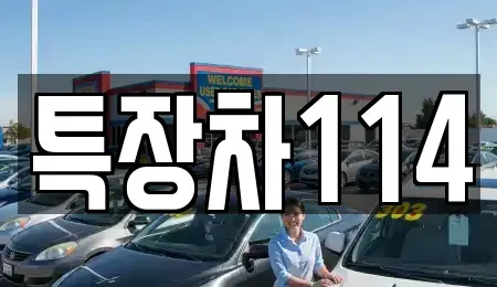 경북 영천시 본촌동 중고차 전문 특장차114