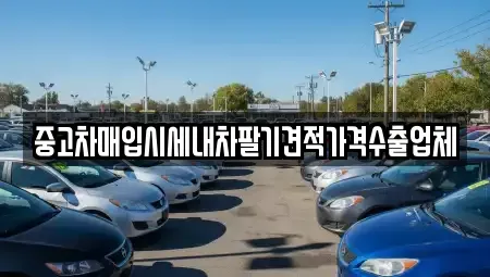 경상북도 김천시 감호동 중고차 전문 중고차매입시세내차팔기견적가격수출업체