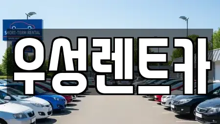 광주 광산구 오선동 장기렌트카 전문 우성렌트카