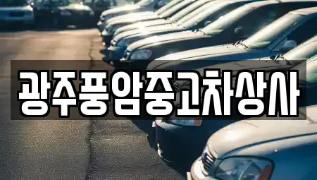 광주광역시 광산구 명화동 중고차 전문 광주풍암중고차상사