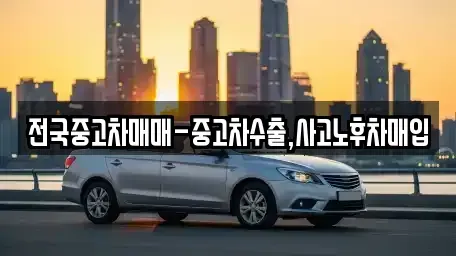 광주광역시 광산구 흑석동 중고차매입 전문 전국중고차매매-중고차수출,사고노후차매입