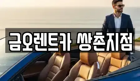 광주광역시 서구 마륵동 장기렌트카 전문 금오렌트카 쌍촌지점