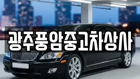 광주광역시 서구 마륵동 중고차 전문 광주풍암중고차상사