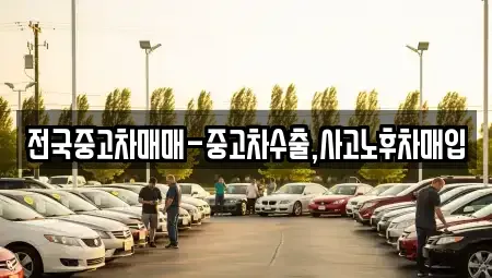 부산 부산진구 개금동 중고차매입 전문 전국중고차매매-중고차수출,사고노후차매입