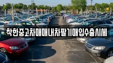 서울 영등포구 여의도동 중고차매입 전문 착한중고차매매내차팔기매입수출시세