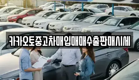 서울 중구 필동1가 중고차매입 전문 카카오토중고차매입매매수출판매시세