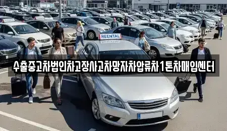 서울 중구 황학동 중고차 전문 수출중고차법인차고장사고차망자차압류차1톤차매입센터