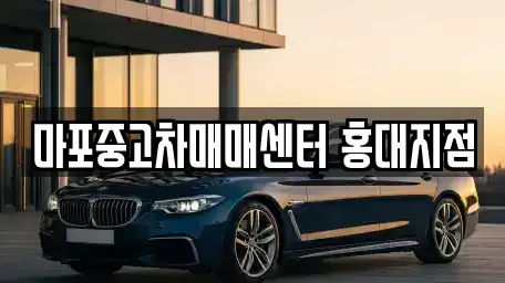 서울특별시 마포구 동교동 중고차 전문 마포중고차매매센터 홍대지점