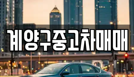 인천광역시 계양구 중고차 전문 계양구중고차매매