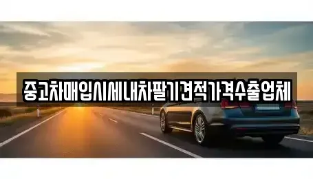 인천광역시 계양구 중고차매입 전문 중고차매입시세내차팔기견적가격수출업체