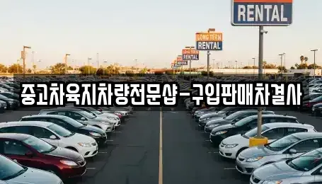 제주 서귀포시 성산읍 중고차 전문 중고차육지차량전문샵-구입판매차결사