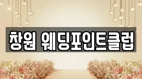 창원 웨딩포인트클럽