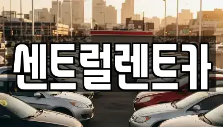 충남 논산시 취암동 렌트카 전문 센트럴렌트카