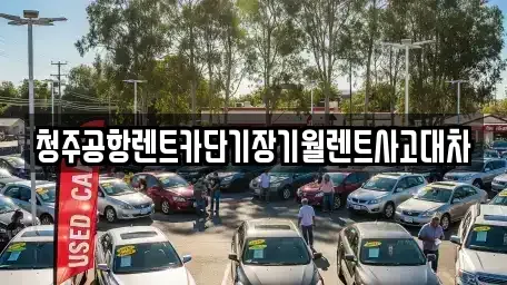 충북 청주시 서원구 죽림동 단기렌트카 전문 청주공항렌트카단기장기월렌트사고대차