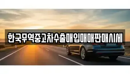 충북 청주시 서원구 죽림동 중고차매매 전문 한국무역중고차수출매입매매판매시세