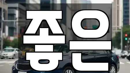 충청북도 음성군 렌트카 전문 좋은