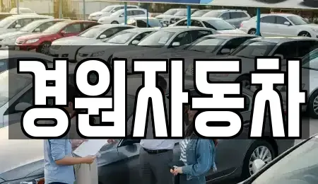 충청북도 음성군 중고차 전문 경원자동차