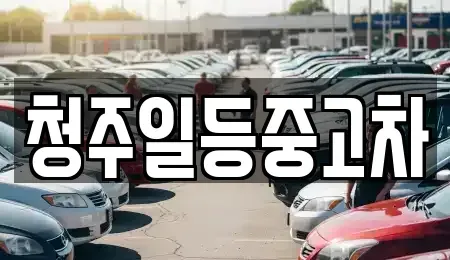 충청북도 청주시 흥덕구 중고차 전문 청주일등중고차